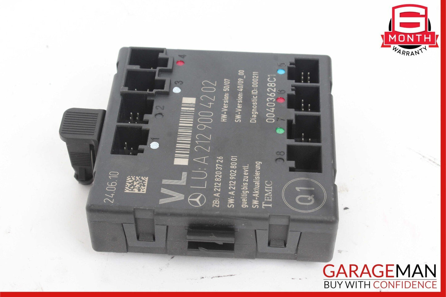 08-18 Mercedes W204 C250 SLK350 E400 Front Left Side Door Control Module OEM