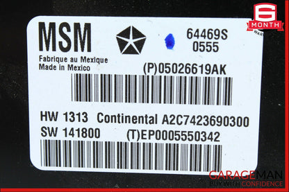 14-17 Maserati Ghibli Front Left Driver Side Seat Control Controller Module OEM