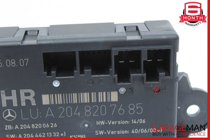 08-18 Mercedes W204 C300 GLK350 C250 Rear Right Side Door Control Module OEM