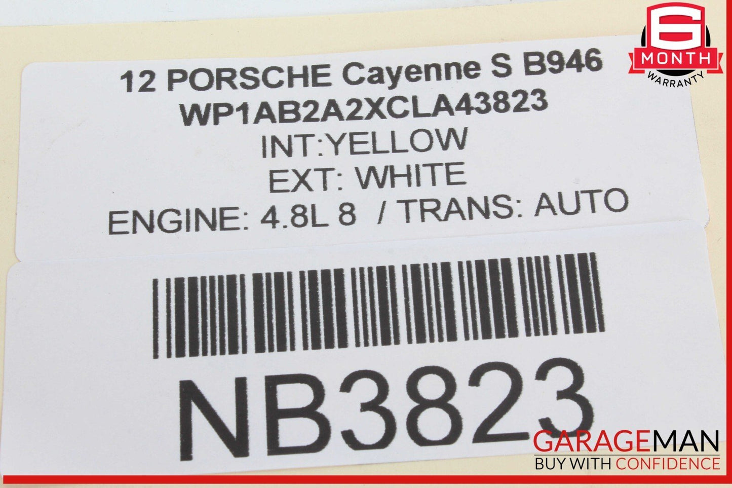 11-18 Porsche Cayenne S 958 Rear Right/Left Suspension Upper Forward Control Arm