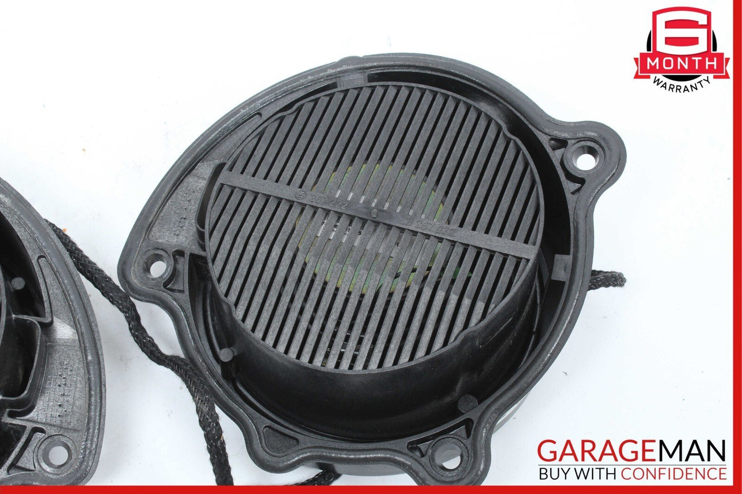00-06 Mercedes W220 S55 AMG Front Door Audio Sound Speaker Set of 2 Pc OEM