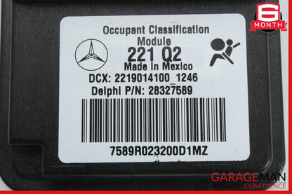 10-13 Mercedes W221 S550 S350 Occupant Seat Module Sensor Front Right OEM