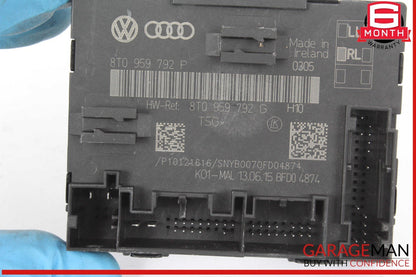13-16 Audi S4 A4 Front Right Passenger Side Door Control Module Unit 8T0959792P