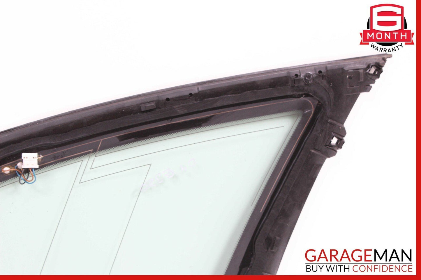04-09 Mercedes W211 E350 E500 Wagon Rear Left Side Quarter Window Glass