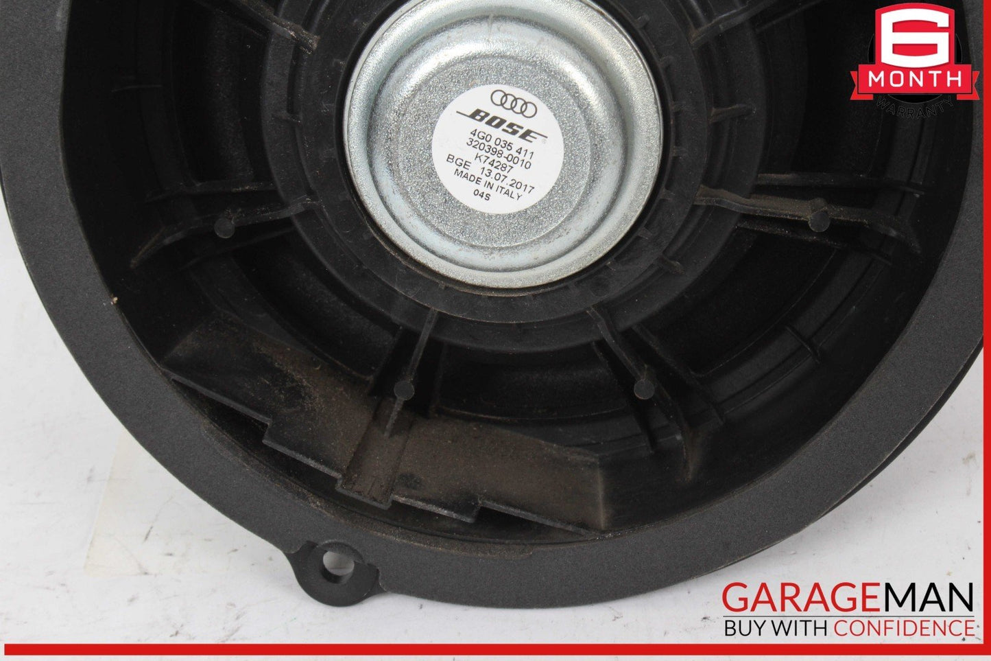 12-18 Audi A6 Rear Left and Right Side Door Audio Sound Speaker Set 4G0035411
