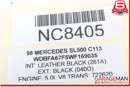 94-02 Mercedes R129 SL500 Front Right Side Door Lock Latch Actuator Assembly OEM