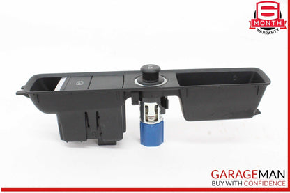19-24 Audi Q3 Front Center Console Parking Brake Switch w/ Power Outlet OEM