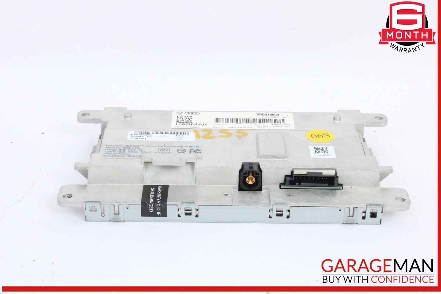 09-16 Audi S5 Front Dash Info Navigation Audio Radio LCD Display Screen Monitor
