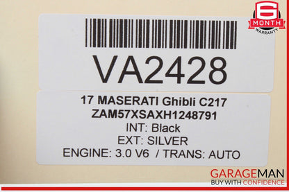 14-17 Maserati Ghibli Quattroporte Key Less Entry Antenna Control Module Unit