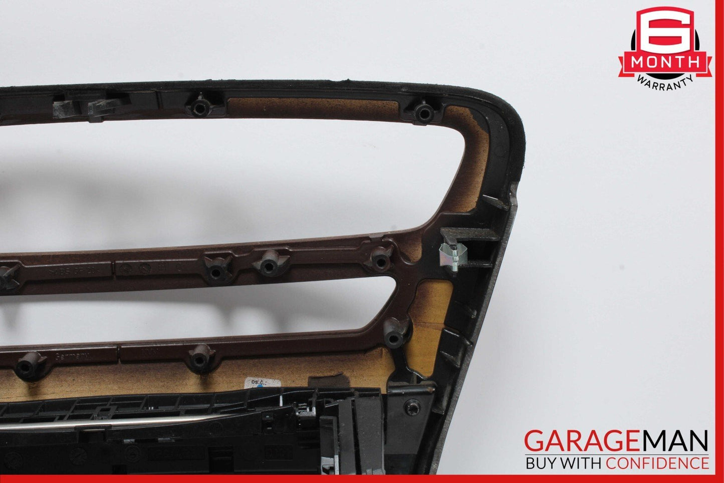 07-13 Mercedes W216 CL550 Center Console Comand Head Unit Bezel Trim Assy Wood