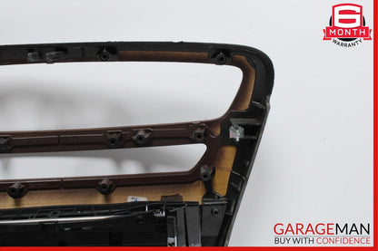 07-13 Mercedes W216 CL550 Center Console Comand Head Unit Bezel Trim Assy Wood