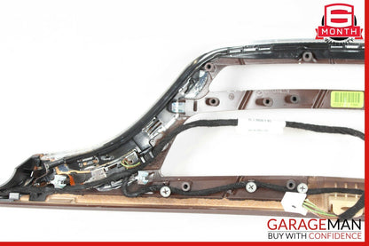 07-09 Mercedes W221 S450 S550 Front Dash Dashboard Center Trim Bezel Cover Wood