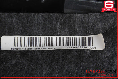 12-14 Mercedes W218 CLS550 CLS500 CLS63 AMG Rear Trunk Left Side Cover Trim OEM