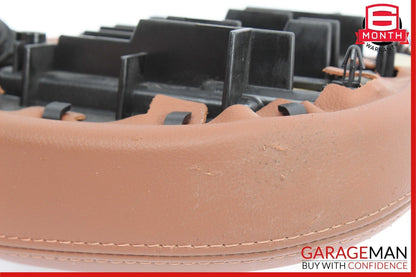 14-17 Maserati Ghibli Front Left / Right Seat Headrest Head Rest Brown