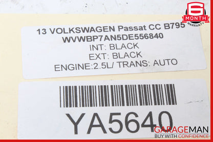 09-17 Volkswagen VW CC Rear Right Lower Control Arm OEM