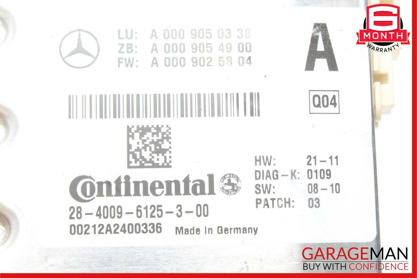 10-16 Mercedes W204 C250 E350 SLK350 Active Lane Assist Front Camera OEM