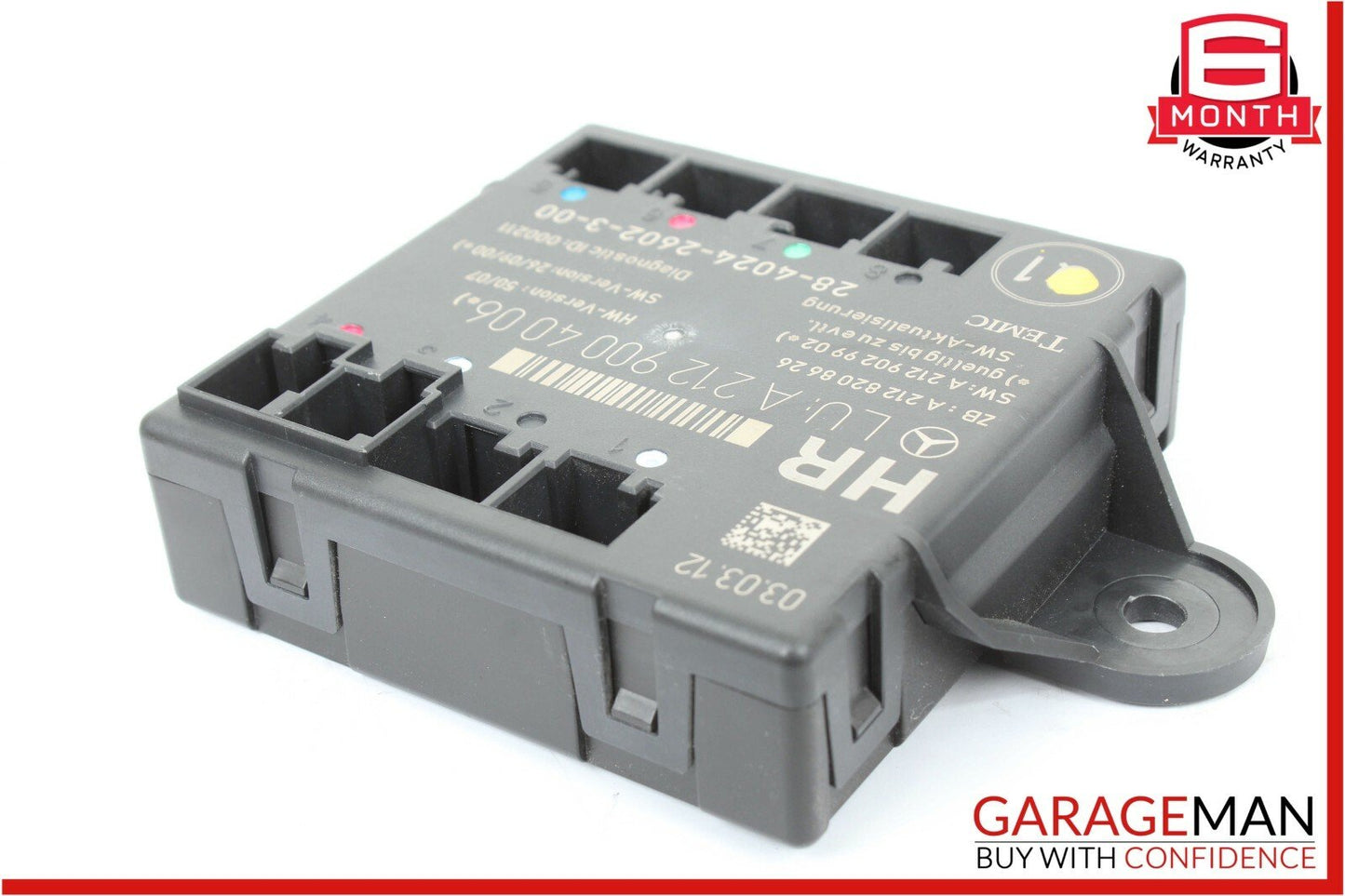 08-14 Mercedes W204 C250 C300 Sedan Rear Right Side Door Controller Module Unit