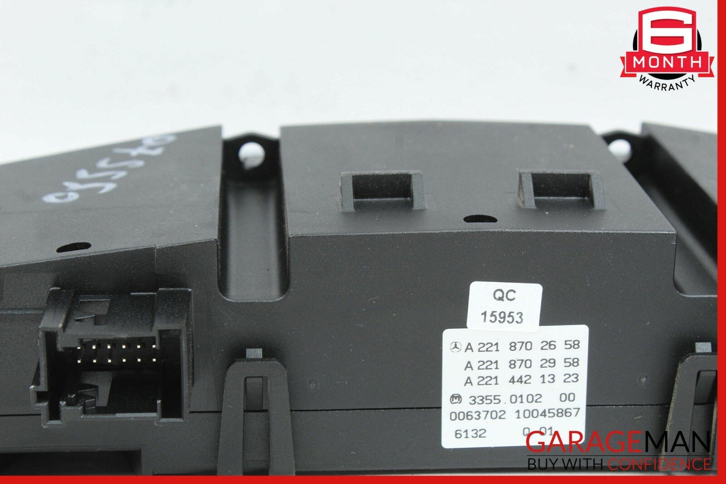 07-14 Mercedes W221 S550 CL550 A/C AC Heater Temperature Climate Control Switch