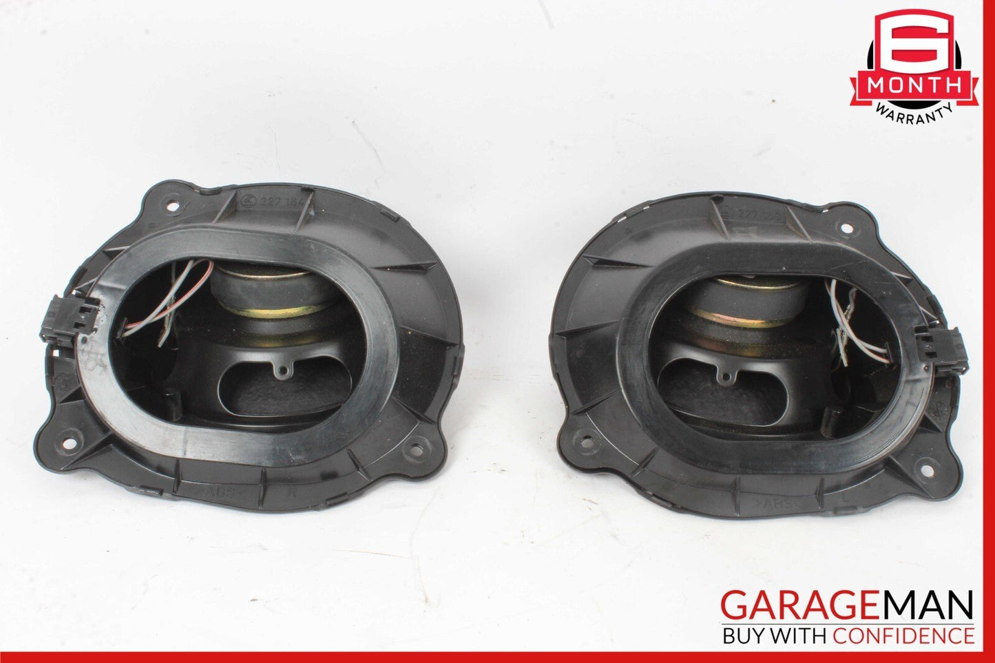 97-04 Mercedes R170 SLK320 SLK230 Rear Right & Left Door Sound Speakers Set OEM