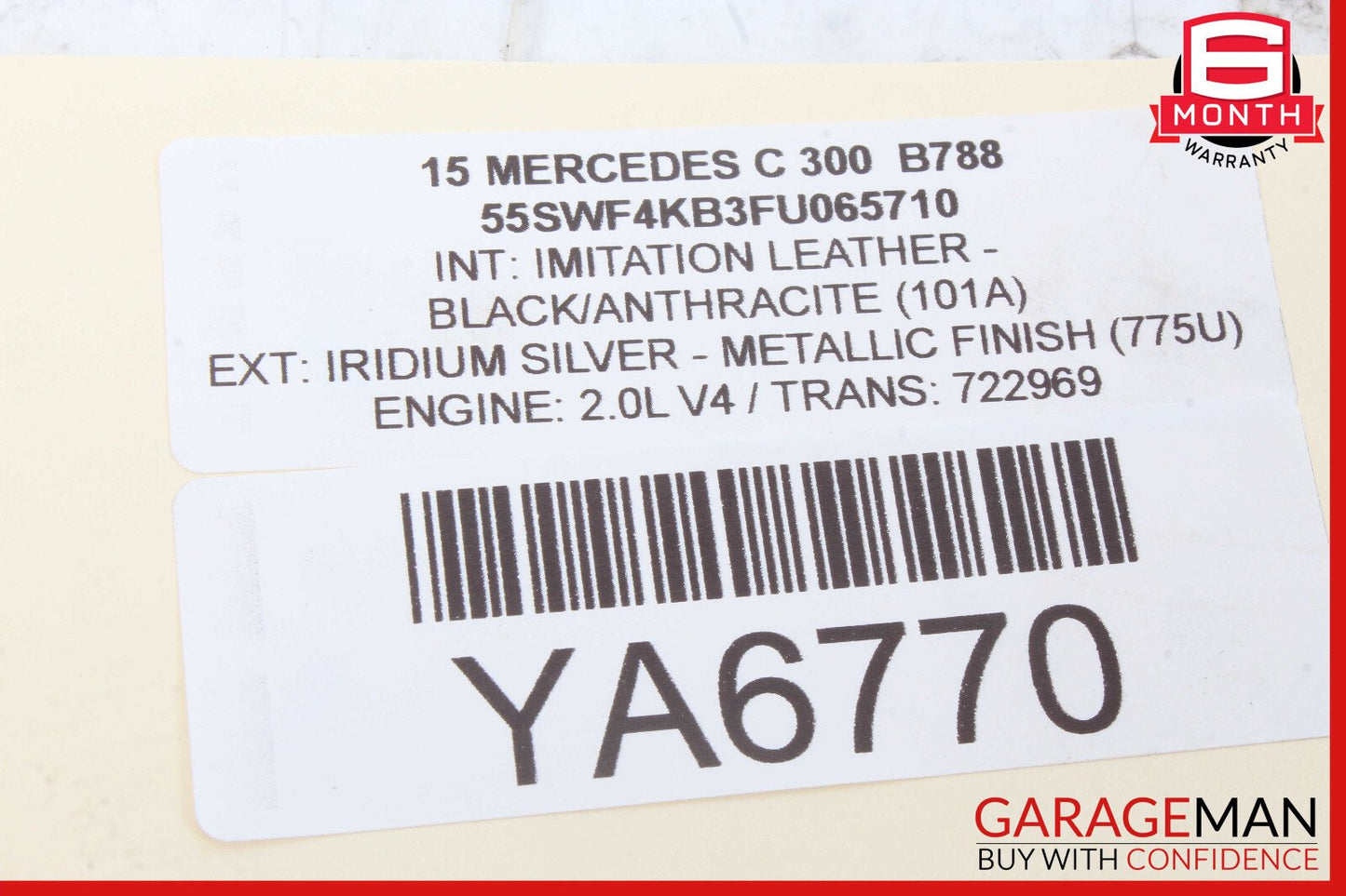 15-20 Mercedes W205 C300 Left Dash Air A/C Vent Grill Cover Trim OEM