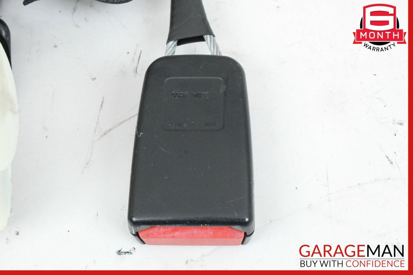 07-13 Mercedes W221 S550 S63 Rear Center Seat Belt Retractor Buckle Black OEM