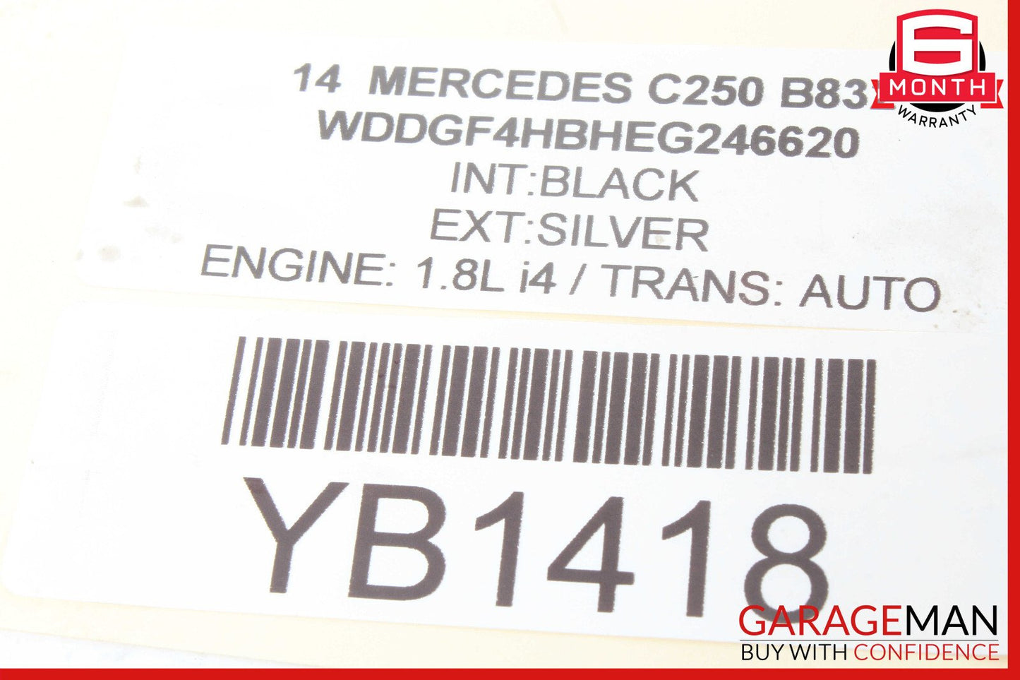 08-18 Mercedes W204 C250 Rear Right or Left Side Lower Thrust Control Arm