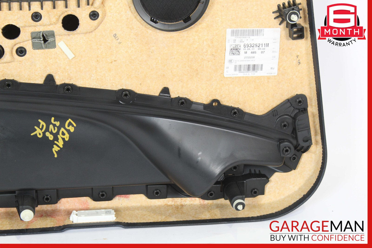 12-18 BMW F30 328i 335i 340i Sedan Front Right Side Interior Door Panel OEM