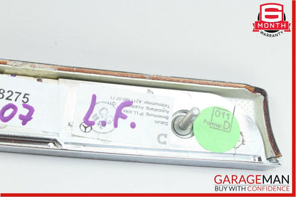 03-09 Mercedes W211 E350 E55 AMG Dashboard Dash Left Molding Trim Wood OEM