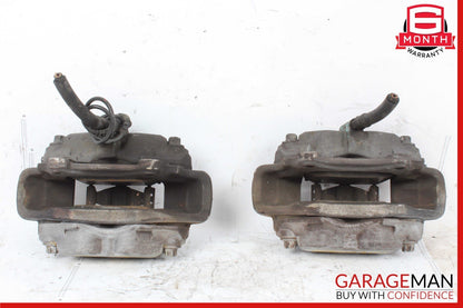 07-09 Mercedes R230 SL550 Front Right & Left Brake Caliper Calipers Set of 2 Pc