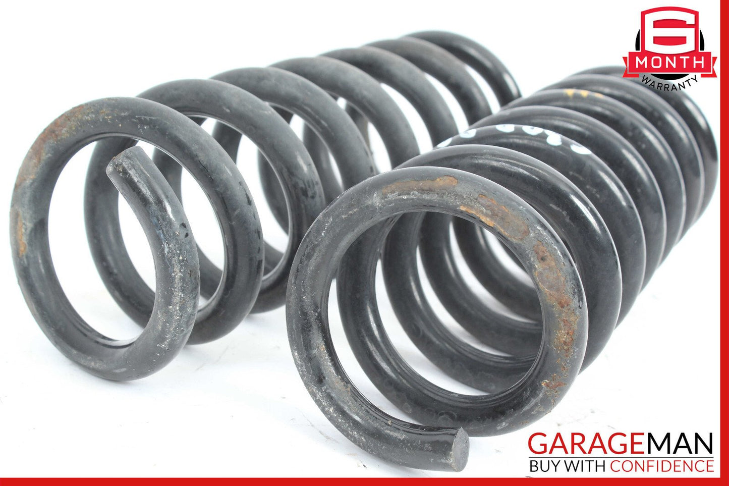 08-14 Mercedes W204 C300 C350 Rear Shock Strut Coil Spring Set of 2 OEM