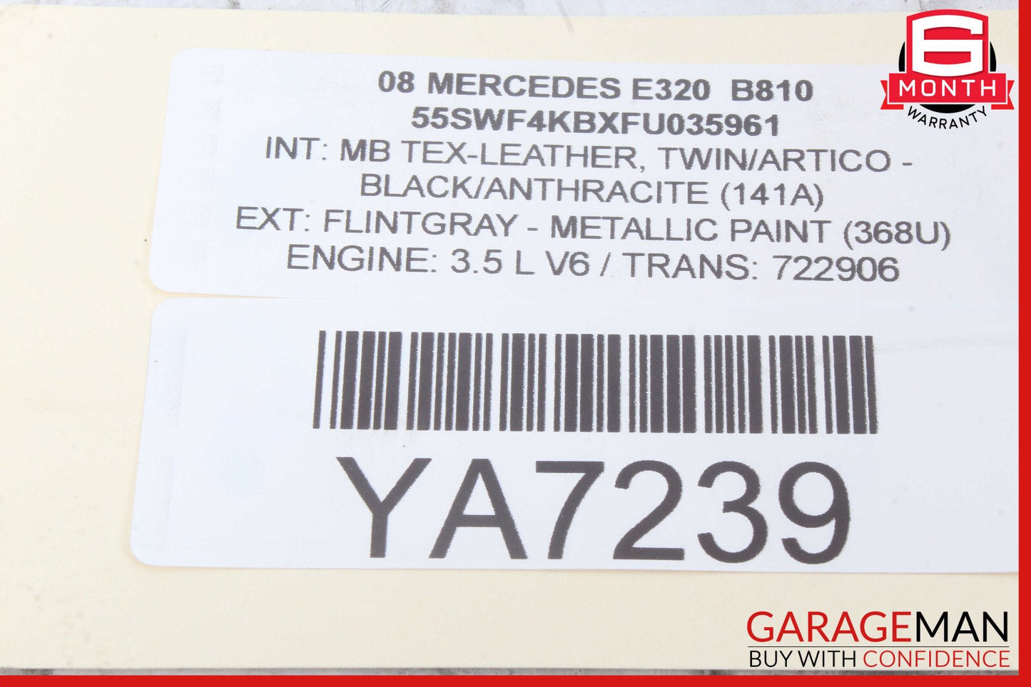 03-09 Mercedes W211 E320 E550 Front Left Side Door Control Module Unit OEM