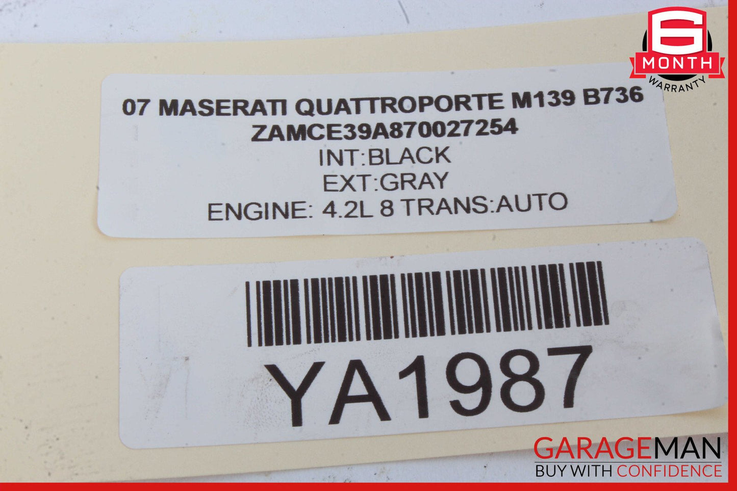 03-13 Maserati Quattroporte M139 Audio Sound Speaker Rear Right or Left Side OEM