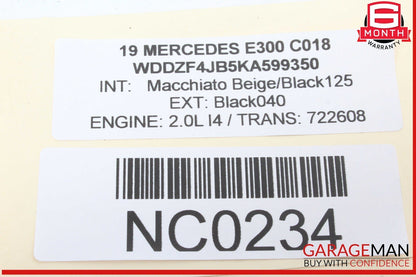 19-23 Mercedes W213 E300 C350 Rear Battery Fuse Box Control Module Unit OEM