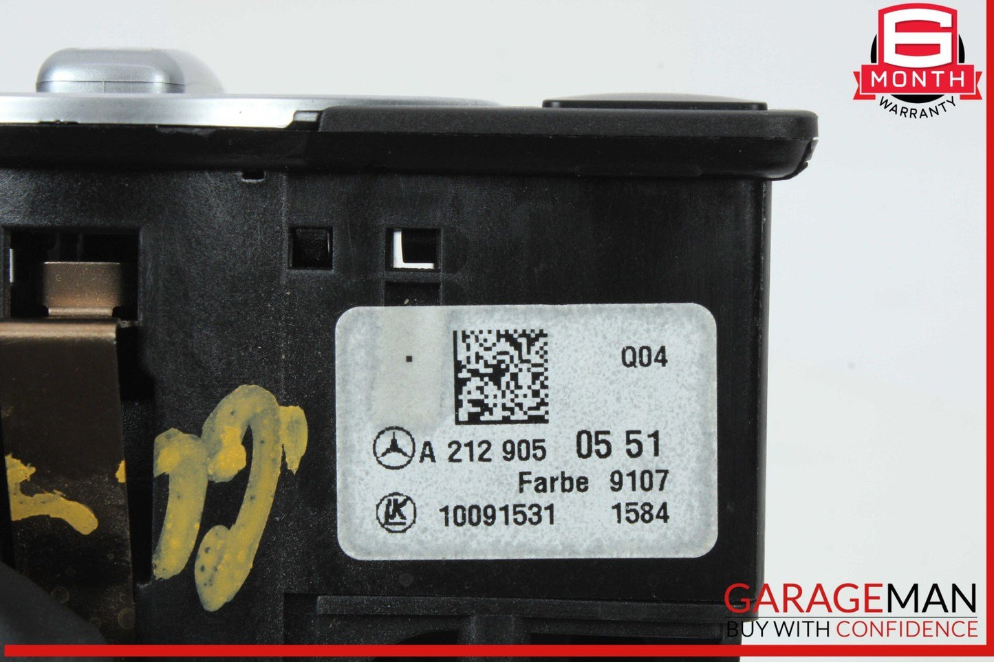08-20 Mercedes X166 GL550 GLK350 Headlight Fog Light Switch Control Module OEM