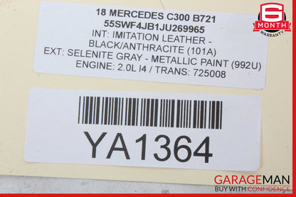 15-20 Mercedes W205 C300 C400 C350e Rear Right Side Door Lock Latch Actuator