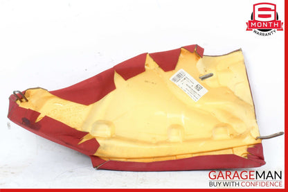 17-22 Alfa Romeo Giulia Rear Left Side Seat Bolster Cushion Red OEM