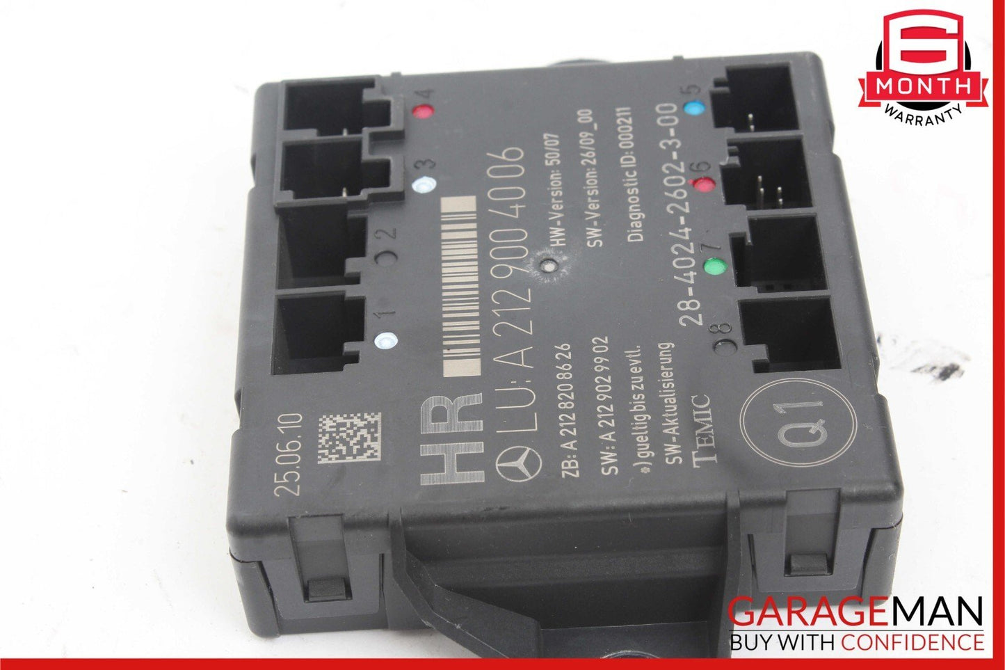 08-18 Mercedes W212 E550 C350 Rear Right Side Door Control Module OEM
