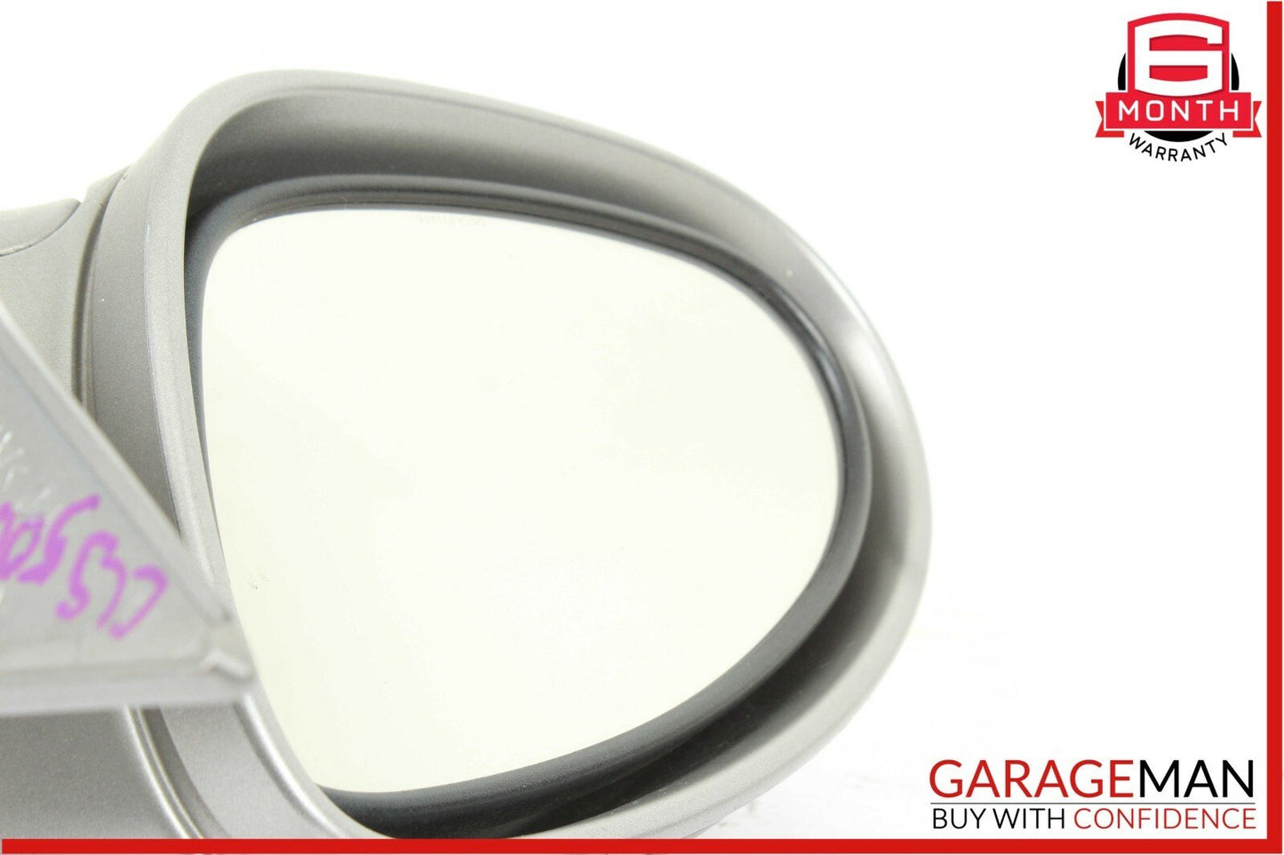 06-08 Mercedes W219 CLS500 Front Left Side Mirror Door Rear View Silver