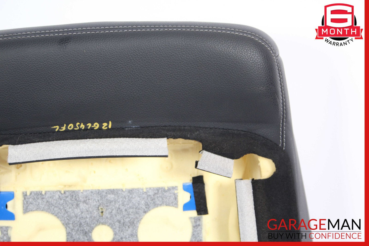 07-12 Mercedes X164 GL450 Front Left Side Top Upper Seat Cushion Leather Black