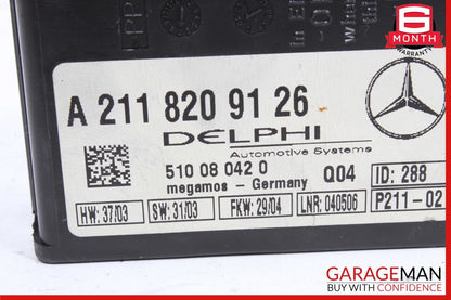 02-12 Mercedes W215 CL500 E320 CLK500 Anti Theft Alarm Module 2118209126 OEM
