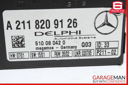 03-06 Mercedes R230 SL500 Anti Theft Alarm Signal Computer Control Module A59