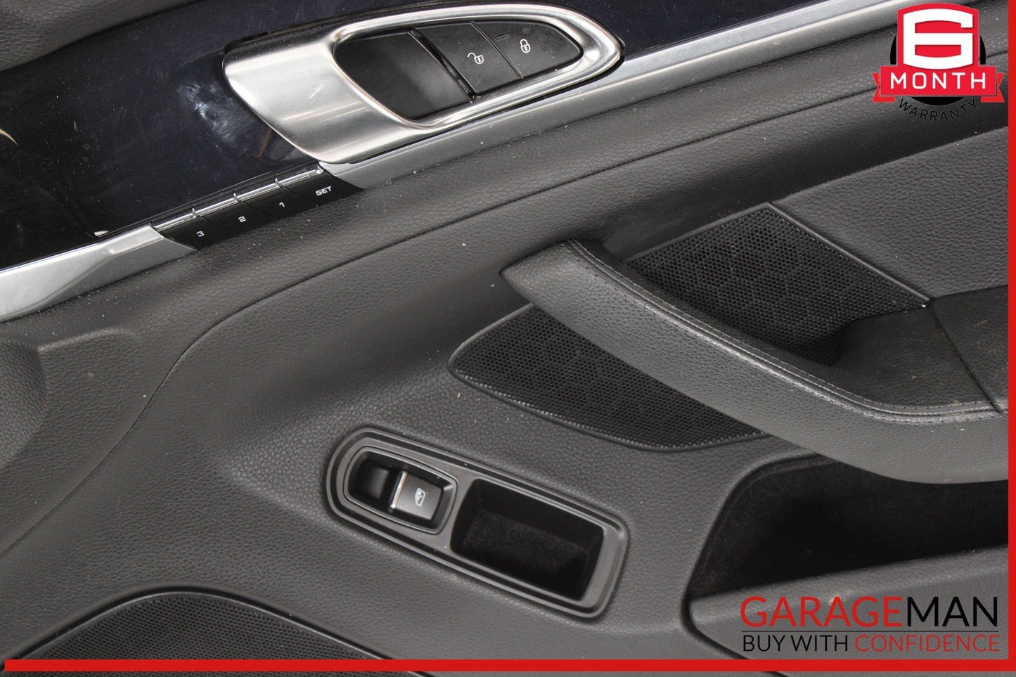 10-16 Porsche Panamera 970 Front Right Side Interior Door Panel Black OEM