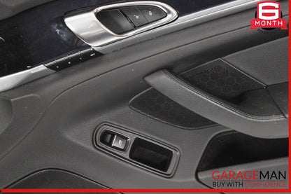 10-16 Porsche Panamera 970 Front Right Side Interior Door Panel Black OEM
