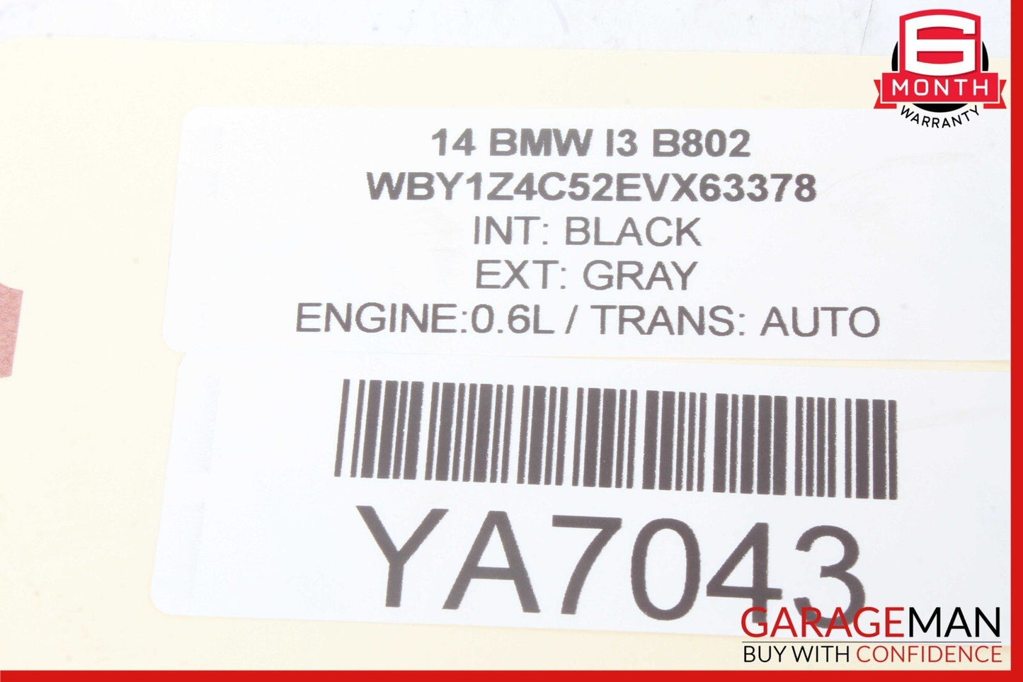 14-21 BMW i3 I01 Hybrid Front Right Bumper Reinforcement Bar Bracket OEM