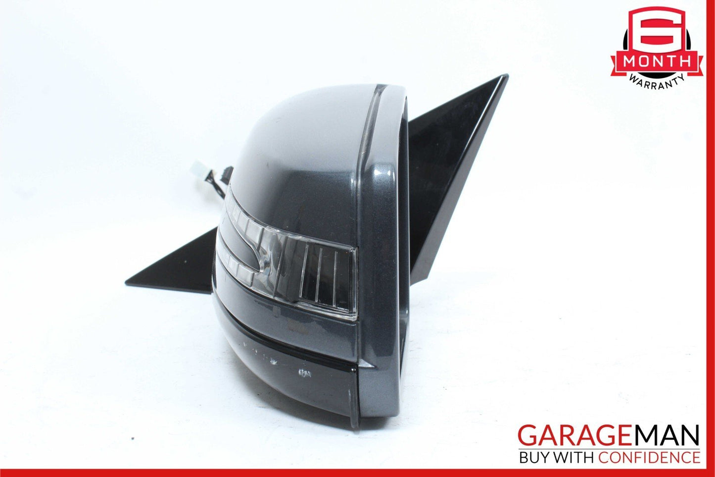 10-17 Mercedes W207 E400 Front Left Side Mirror Door Rear View Cavansite Blue
