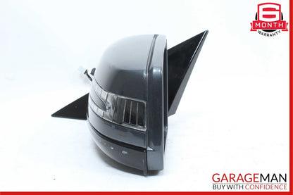 10-17 Mercedes W207 E400 Front Left Side Mirror Door Rear View Cavansite Blue