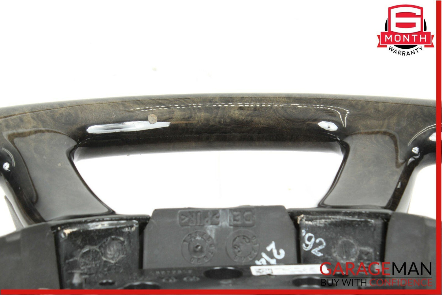 07-09 Mercedes W216 CL550 S550 4 Spoke Steering Wheel w/ Shift Buttons Wood OEM
