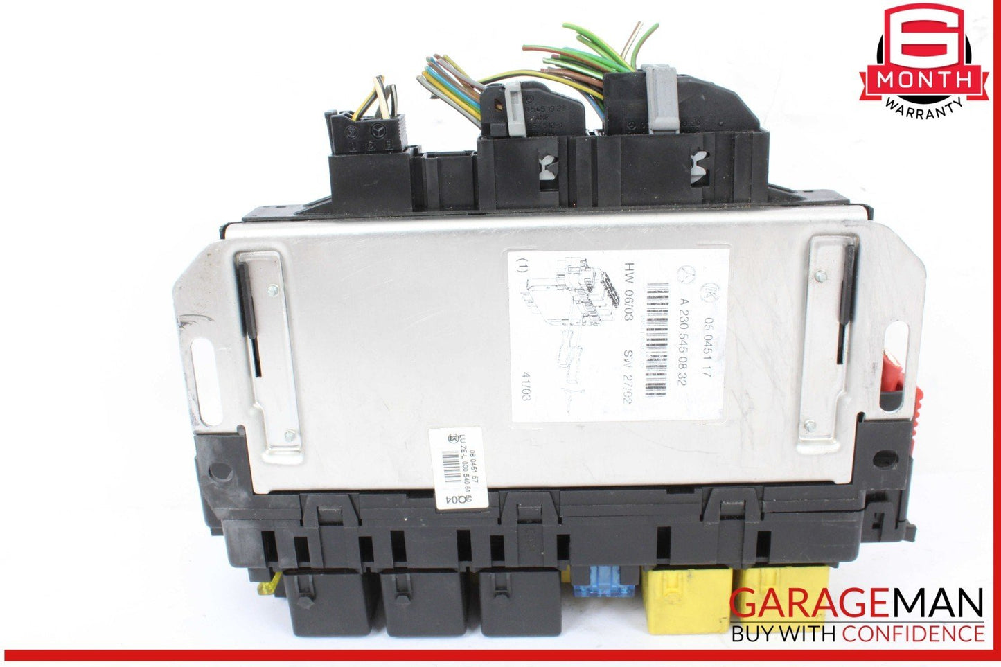 03-12 Mercedes R230 SL500 SL55 AMG Front Left SAM Fuse Box Control Module OEM