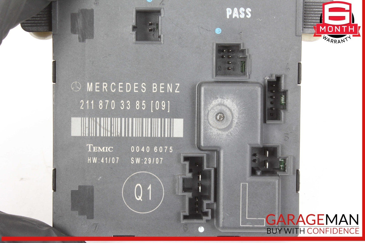 07-09 Mercedes W211 E350 E550 Rear Left Side Door Control Module 2118703385 OEM