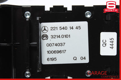 07-14 Mercedes W221 S550 CL550 Electronic Parking Button Switch 2215401445 OEM